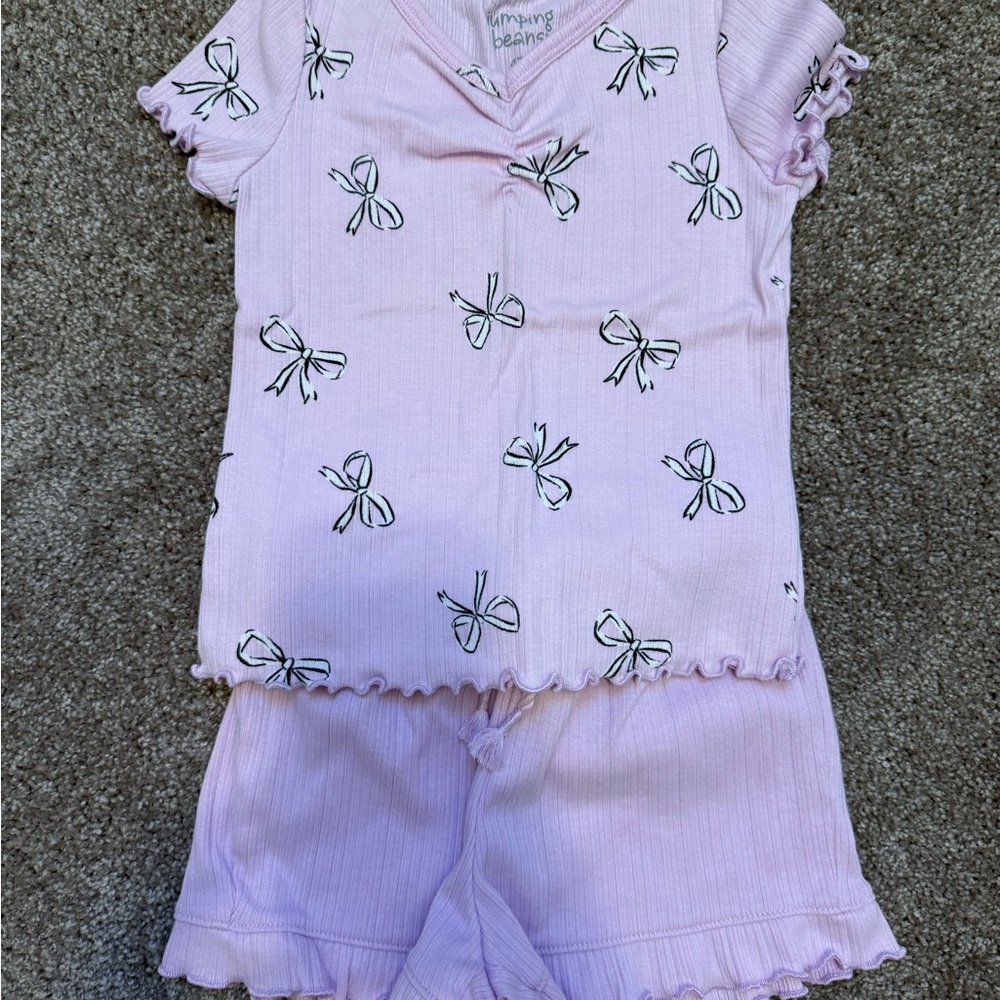 🌼5/$10🌼Jumping Beans Light Purple Shorts Set with Bow Design 4t